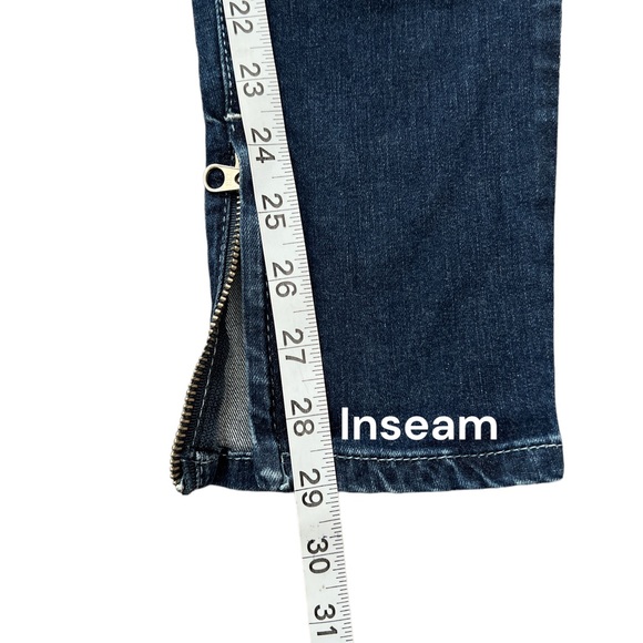 Guess Women Beverly Slim Leg Zipper Ankle Jeans Sz 27 - Picture 8 of 9